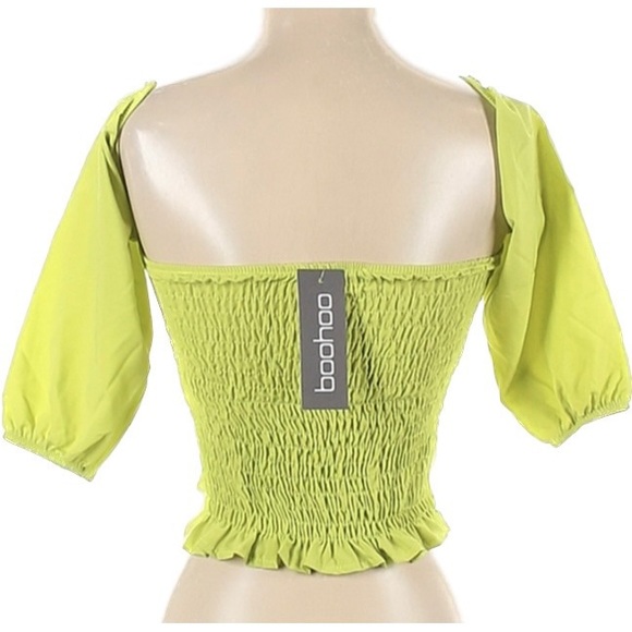 Boohoo Ruched Crop Top - Picture 9 of 9